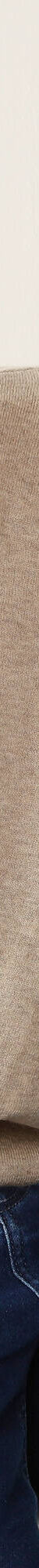 Pull pur coton col V manches longues (taupe chiné) Pull pur coton col V manches longues (taupe chiné)